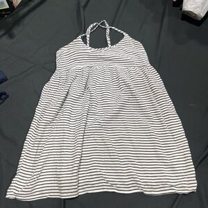 Roxy Navy and White Striped Top